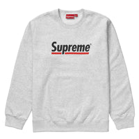 Supreme Underline Crewneck SP-SS20SW33-GY