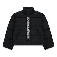 SP5DER Trackhawk Puffer Jacket 'Black' JA003FW25BLK