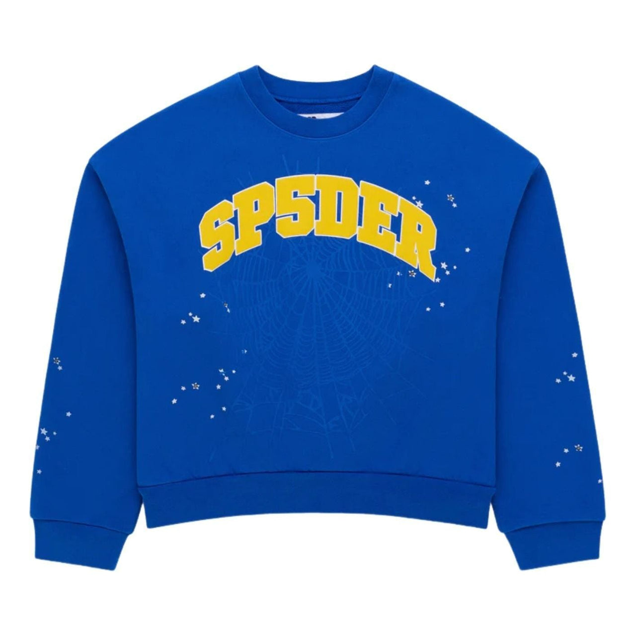 SP5DER Varsity Web Crewneck 'Blue' ST031SS26BLU