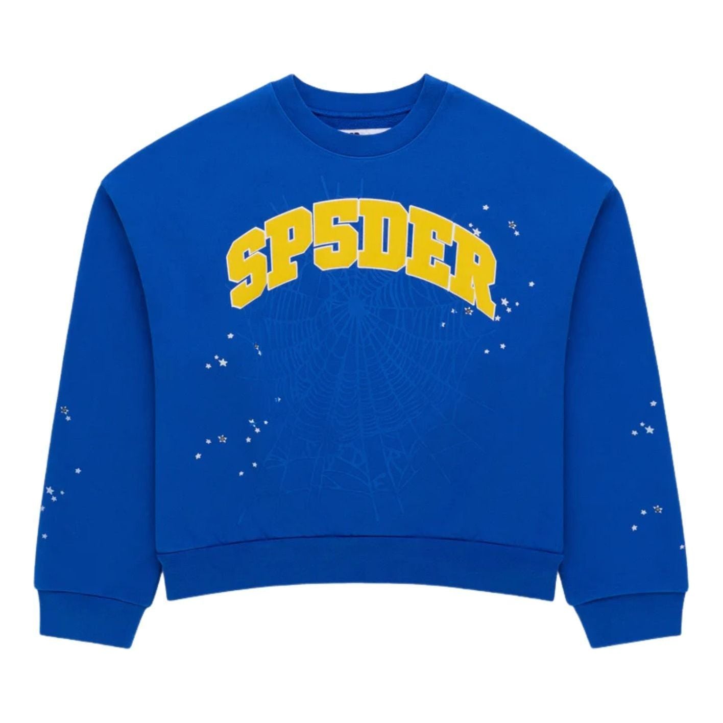 SP5DER Varsity Web Crewneck 'Blue' ST031SS26BLU