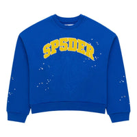 SP5DER Varsity Web Crewneck 'Blue' ST031SS26BLU