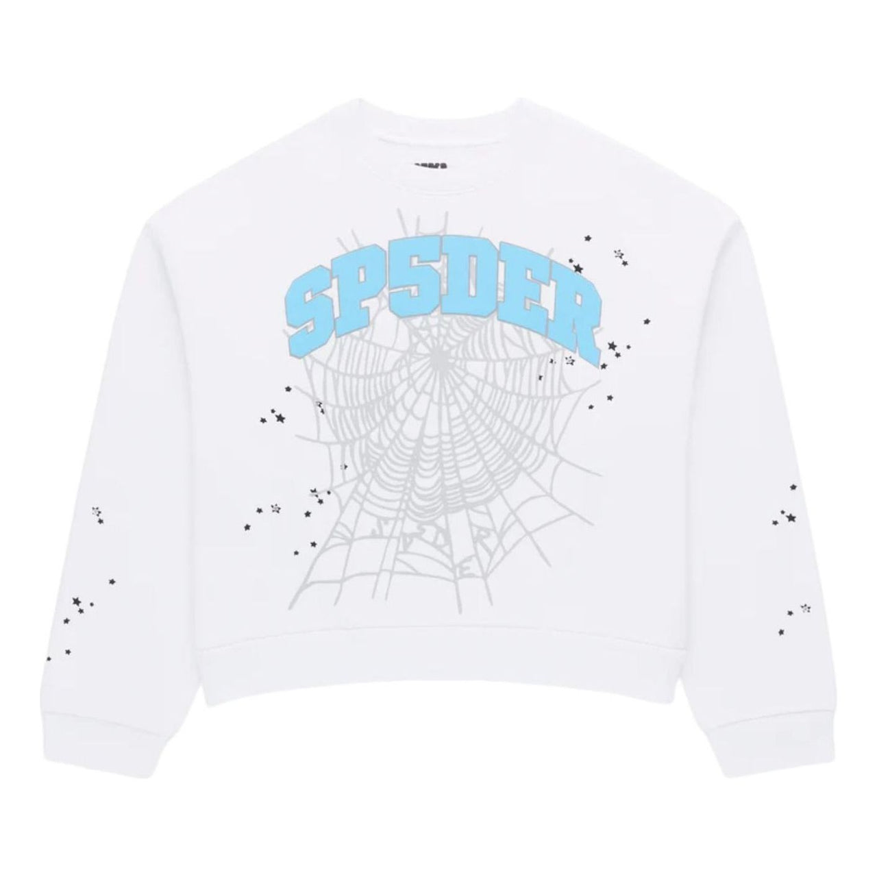 SP5DER Varsity Web Crewneck 'White' ST031SS26WHT