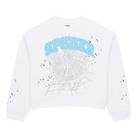 SP5DER Varsity Web Crewneck 'White' ST031SS26WHT
