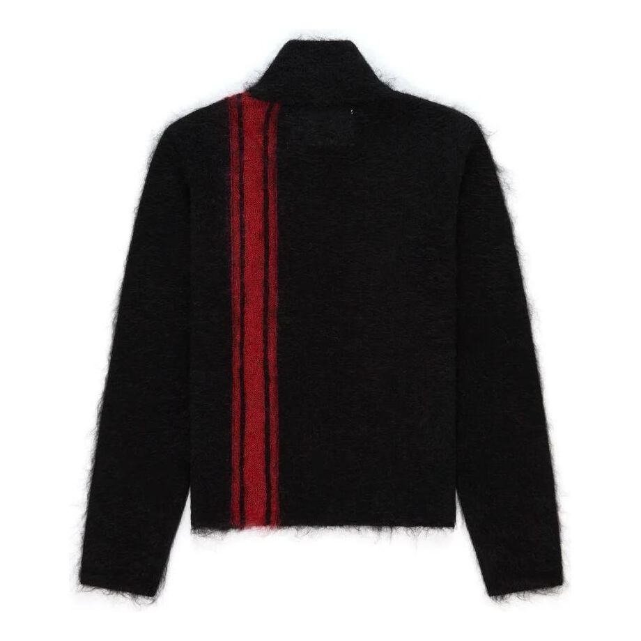 SP5DER Rally Knit Zip Sweater 'Black' SW001FW25BLK
