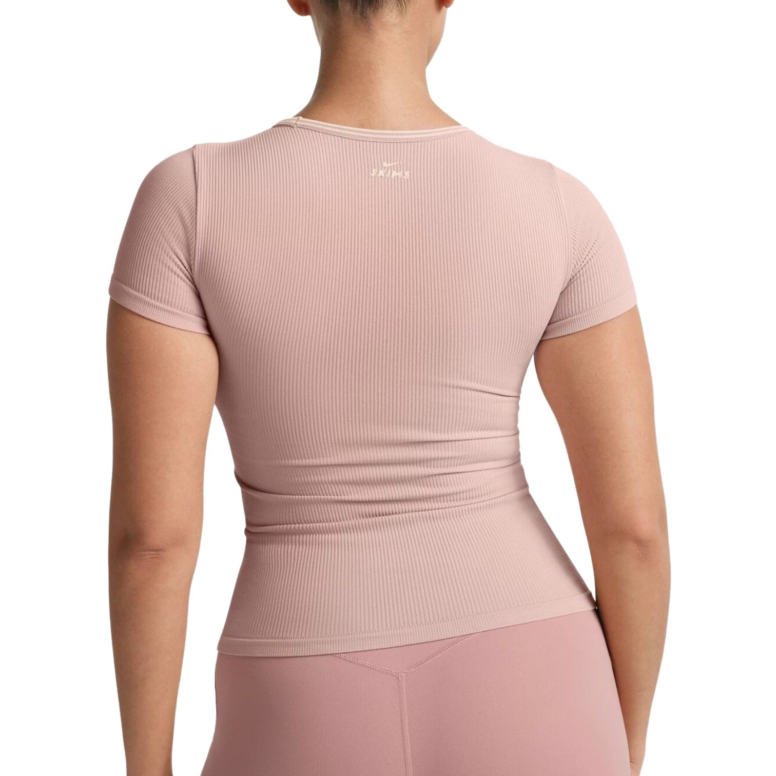 (WMNS) Nike x SKIMS Ribbed Seamless Baby T-Shirt 'Himalayan' SSSSL9718W-HEC