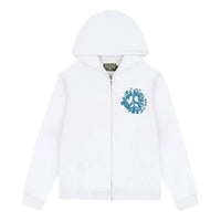Denim Tears Denim University Zip Hoodie 'White' SS24TZH014