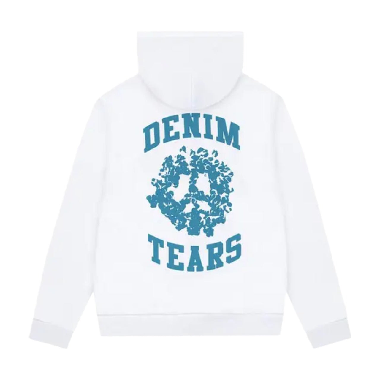 Denim Tears Denim University Zip Hoodie 'White' SS24TZH014