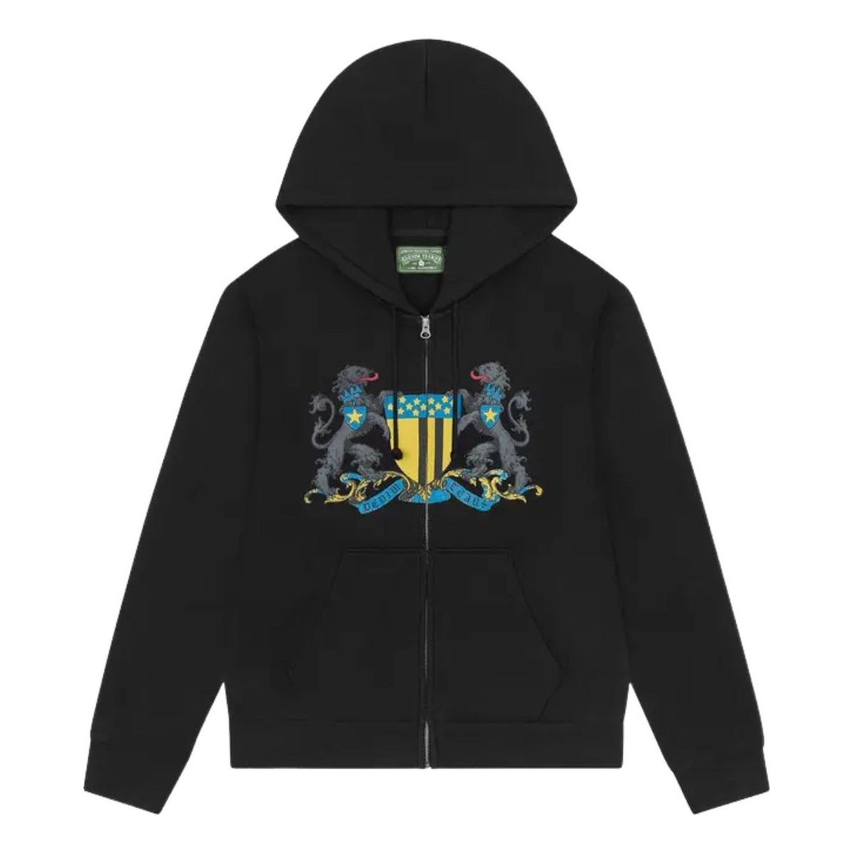 Denim Tears Panther Crest Zip Up Hoodie 'Black' SS25TCN0261996
