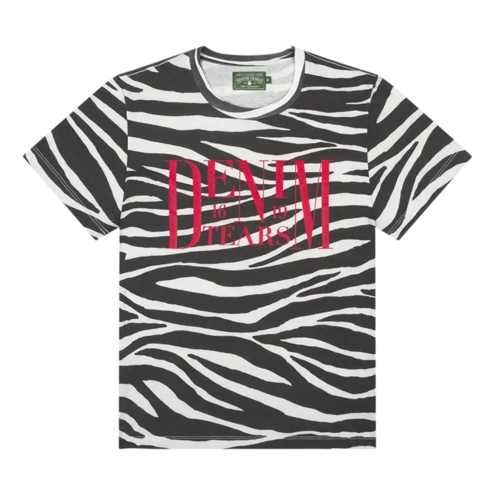 Denim Tears Cannes Tee 'Zebra' SS25TSS198373