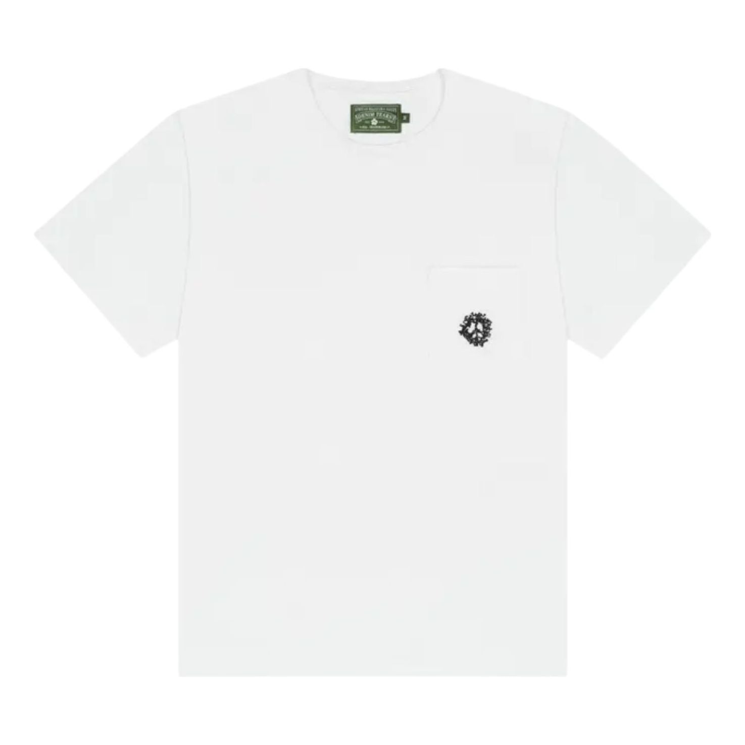 Denim Tears Peace Wreath Pocket Tee 'White' SS25TSS7081242