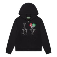 Denim Tears Cee-Lo NY Zip Hoodie 'Black' SS25TZH0011
