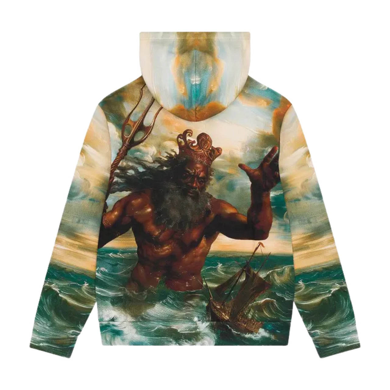 Denim Tears Poseidon's Revenge Zip Up Hoodie 'Multicolor' SS25TZH0021