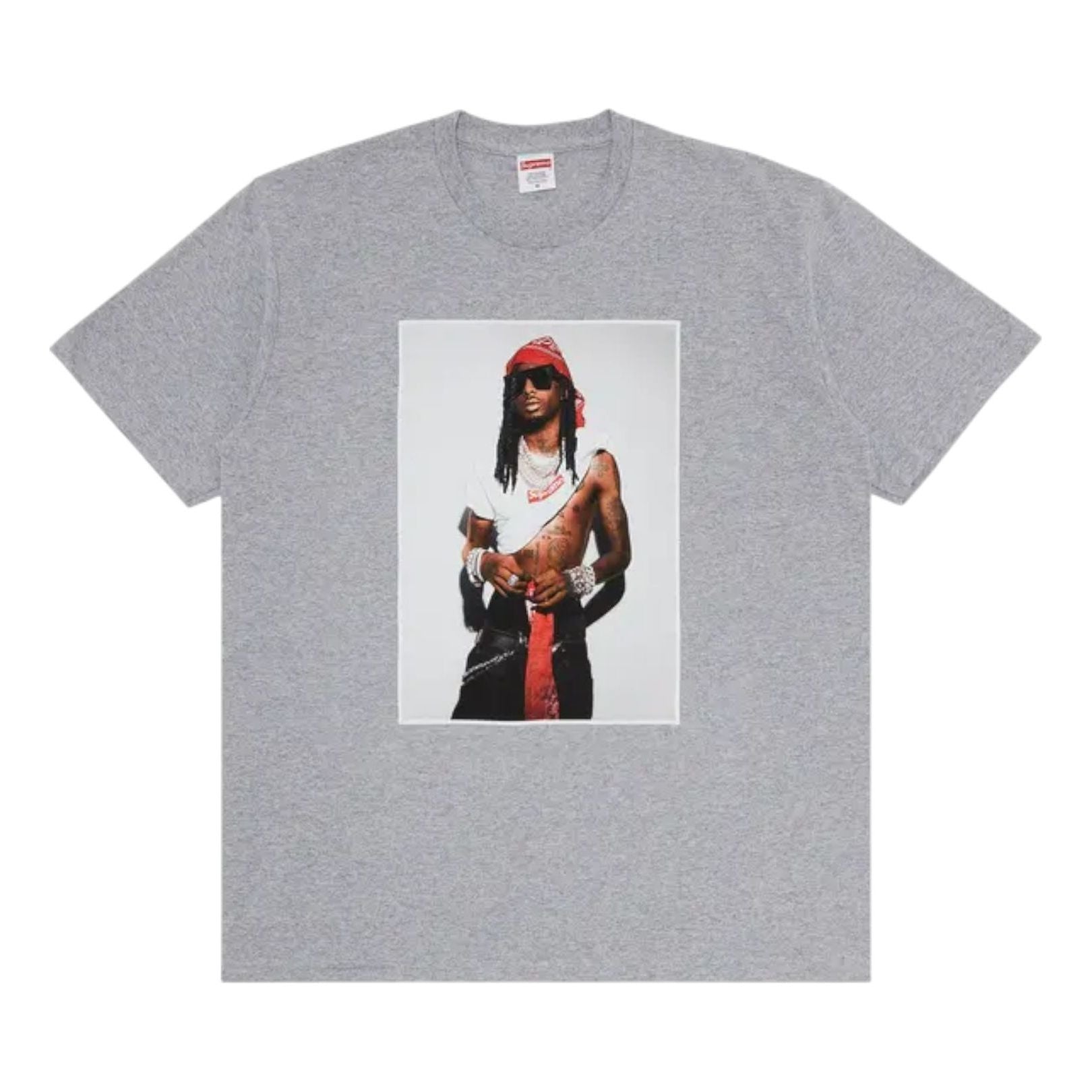 Supreme Playboi Carti Tee 'Heather Grey' SUP-FW25-006-GREY