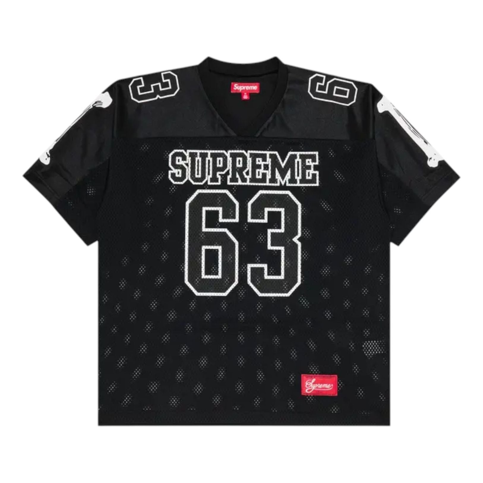 Supreme Bones Football Jersey 'Black' SUP-FW25-010-BLACK