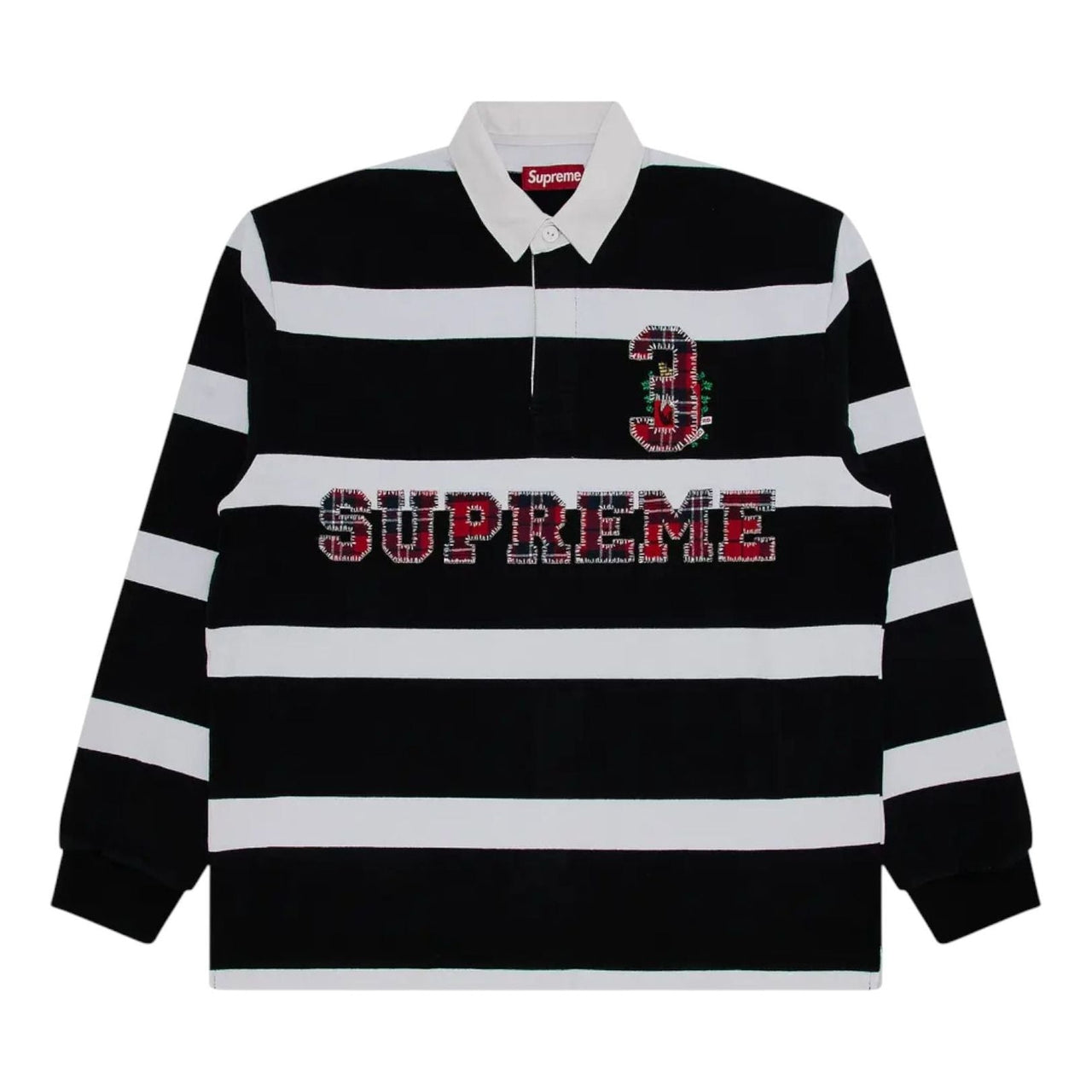 Supreme Stripe Rugby 'Black' SUP-FW25-012-BLACK
