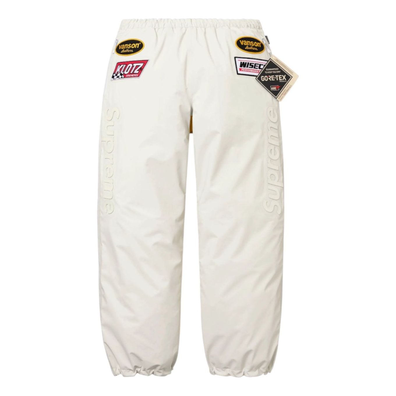 Supreme x Vanson Leathers GORE-TEX Pant 'White' SUP-FW25-021-WHITE