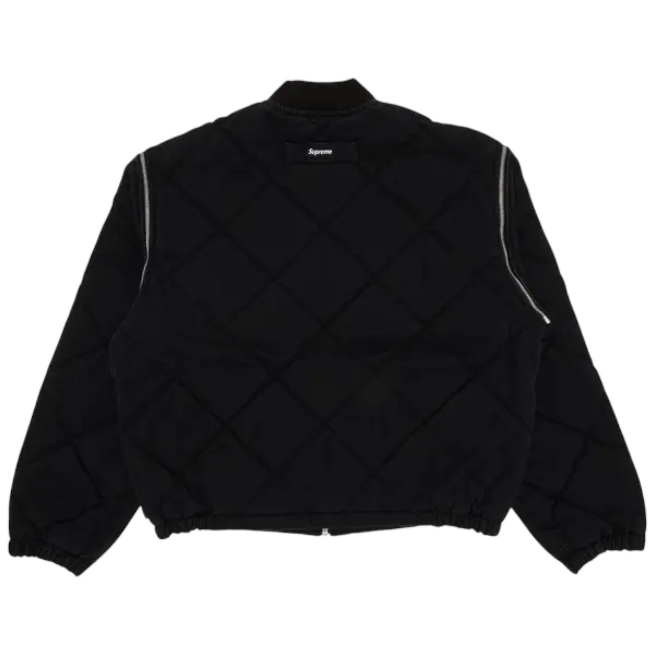 Supreme Zip-Off Sleeve Quilted Bomber Jacket 'Black' SUP-FW25-068-BLACK