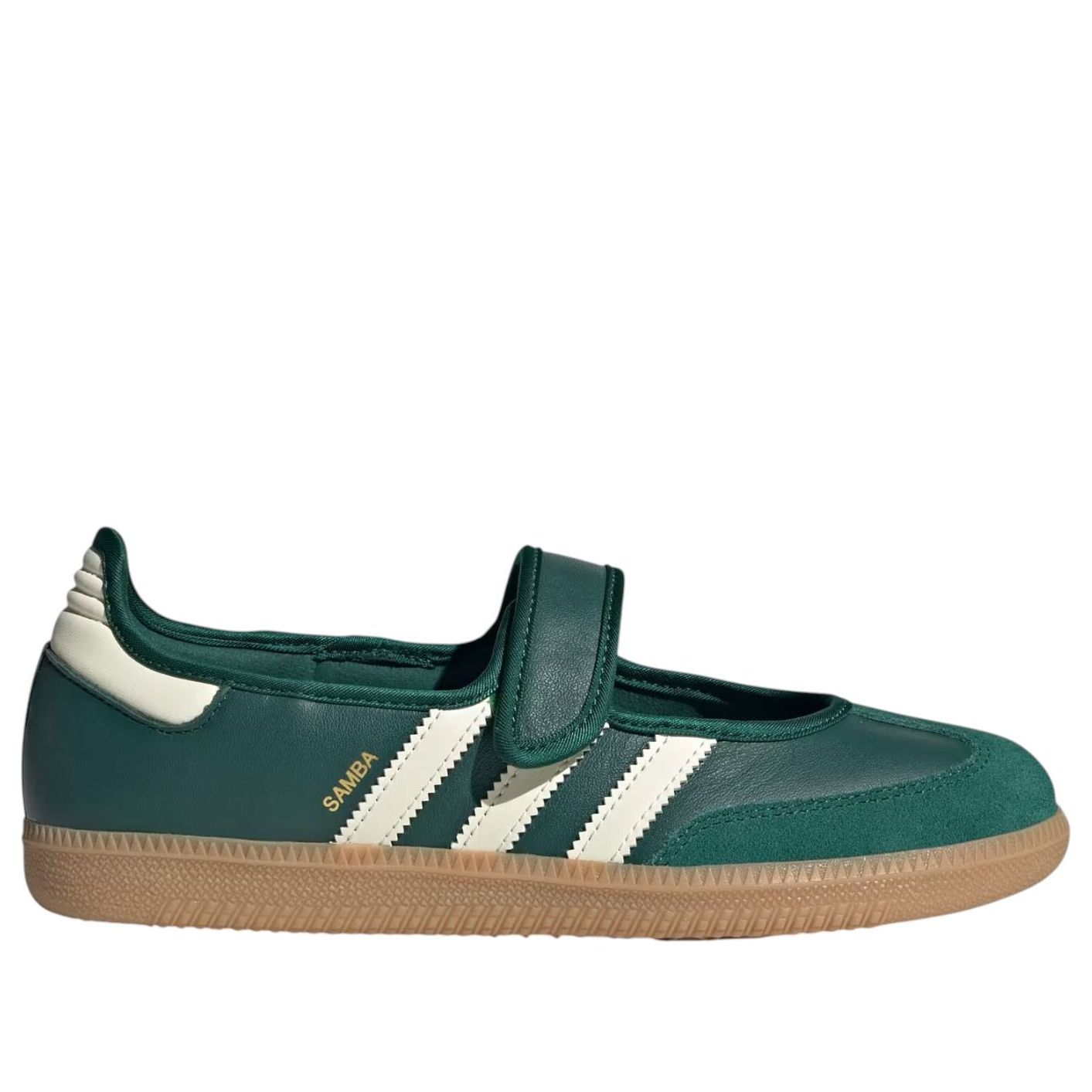(WMNS) adidas Samba Jane 'Green White Gum' JR7340