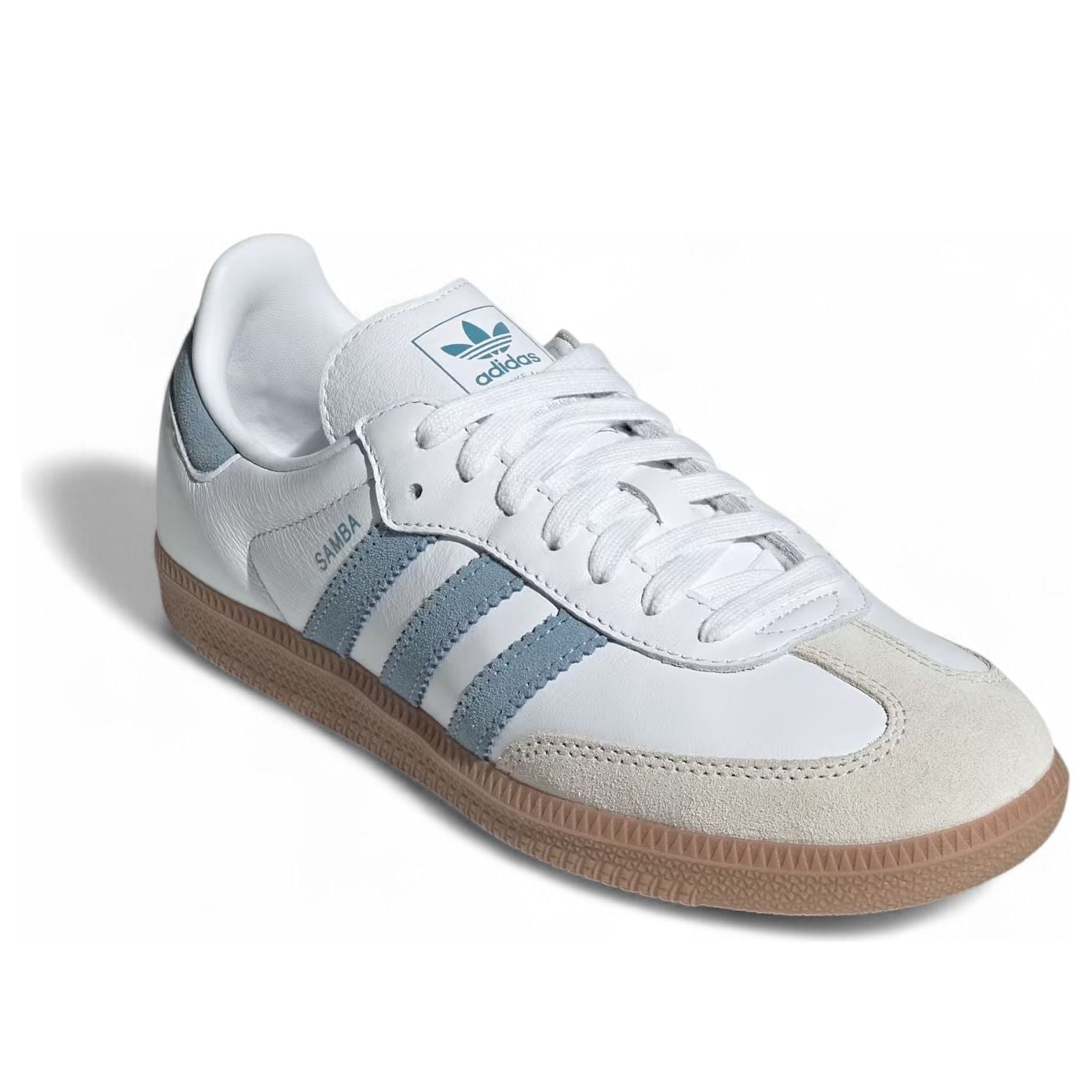 (WMNS) adidas Samba OG 'Cloud White Ash Blue' JS1391