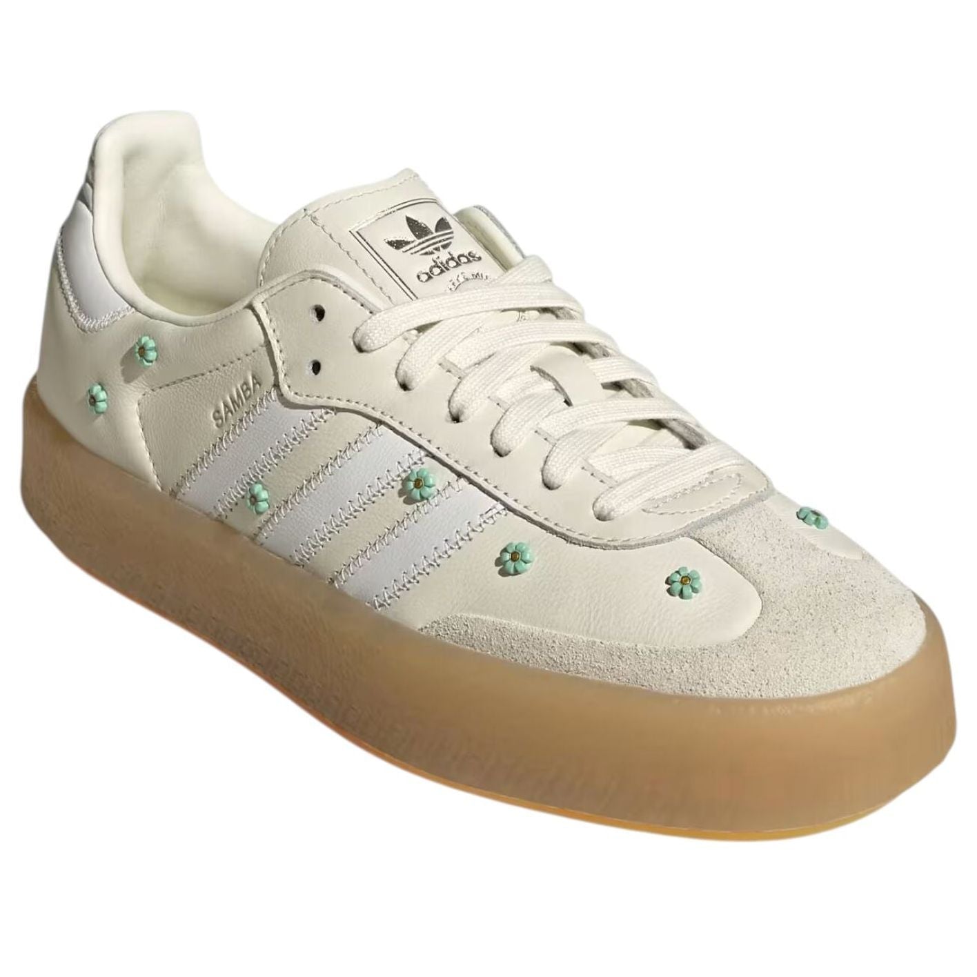 (WMNS) adidas Sambae 'Off White Cloud White Clear Mint' JS3953
