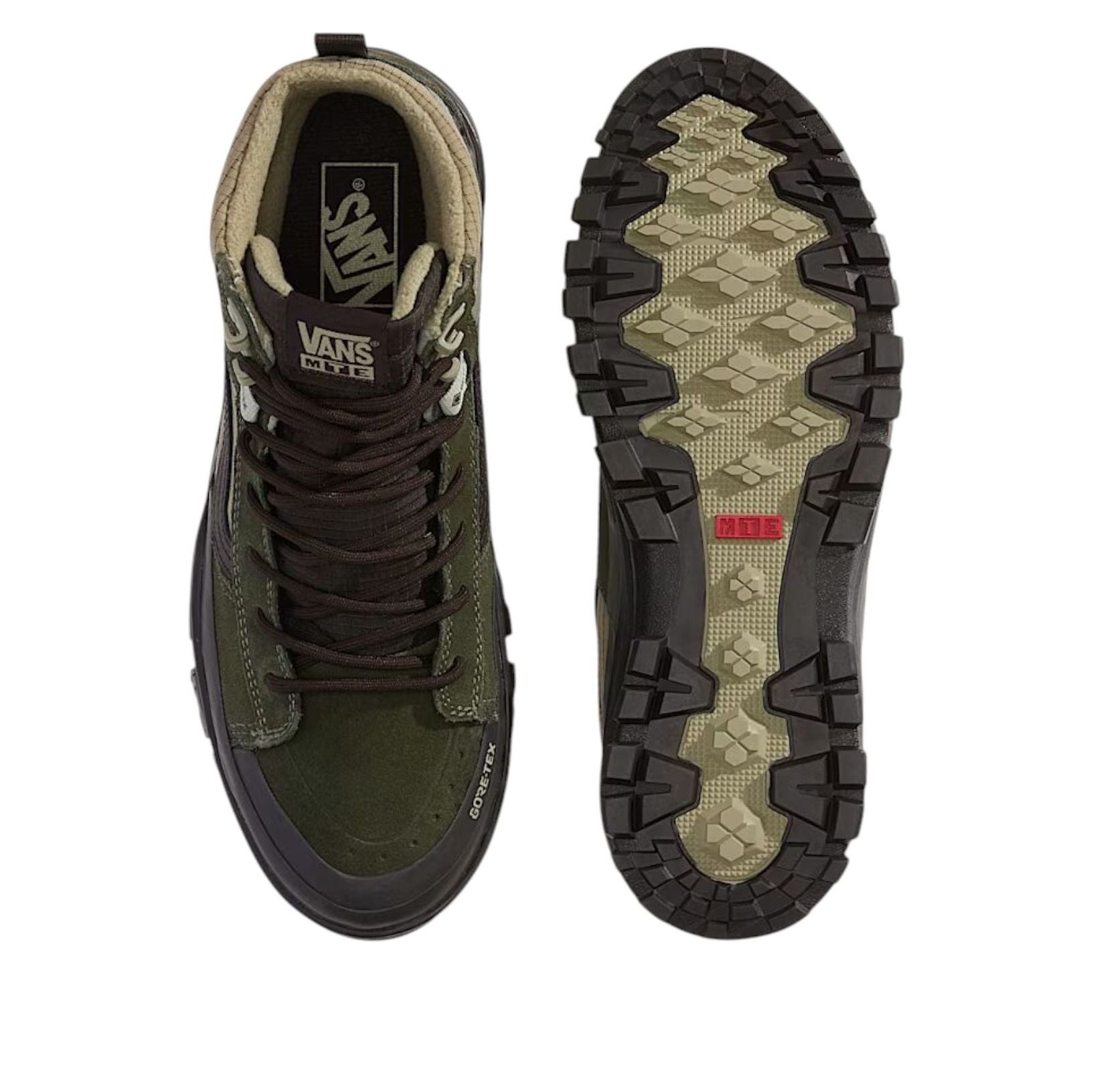 Vans Sk8-Hi GORE-TEX Insulated 'Dark Green Dark Brown' VN000DARF87