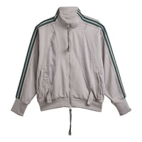 adidas Song For The Mute Track Jacket Asia Sizing 'Grey Green' JI9646