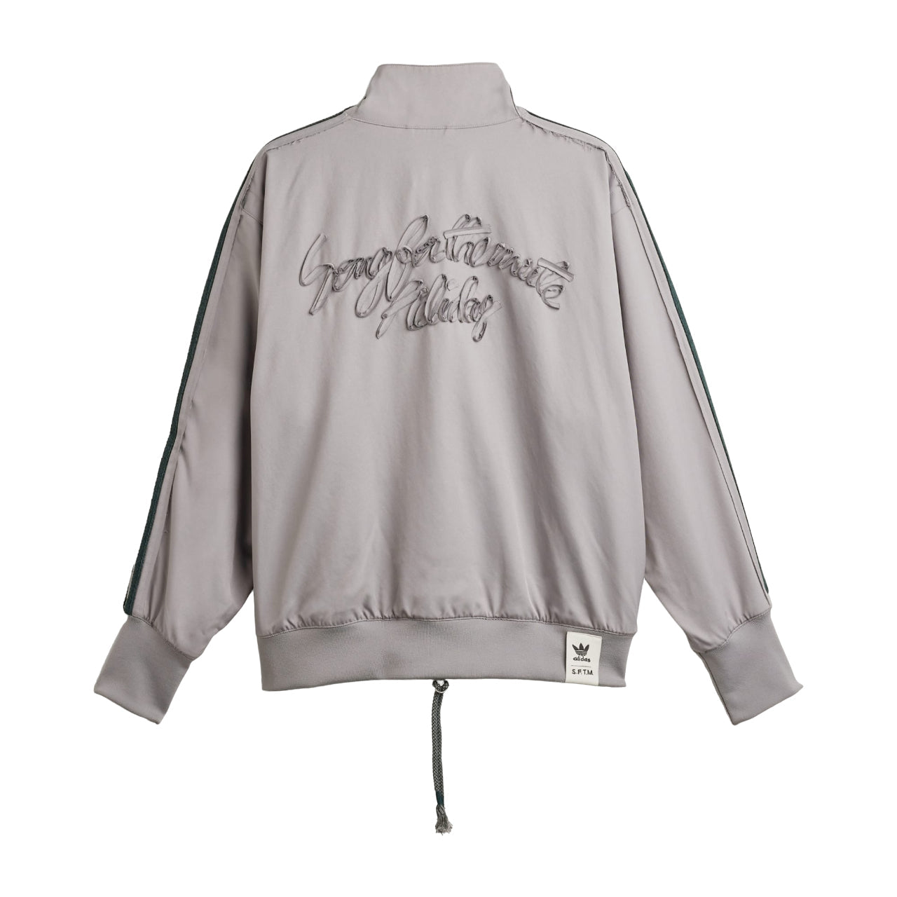 adidas Song For The Mute Track Jacket Asia Sizing 'Grey Green' JI9646