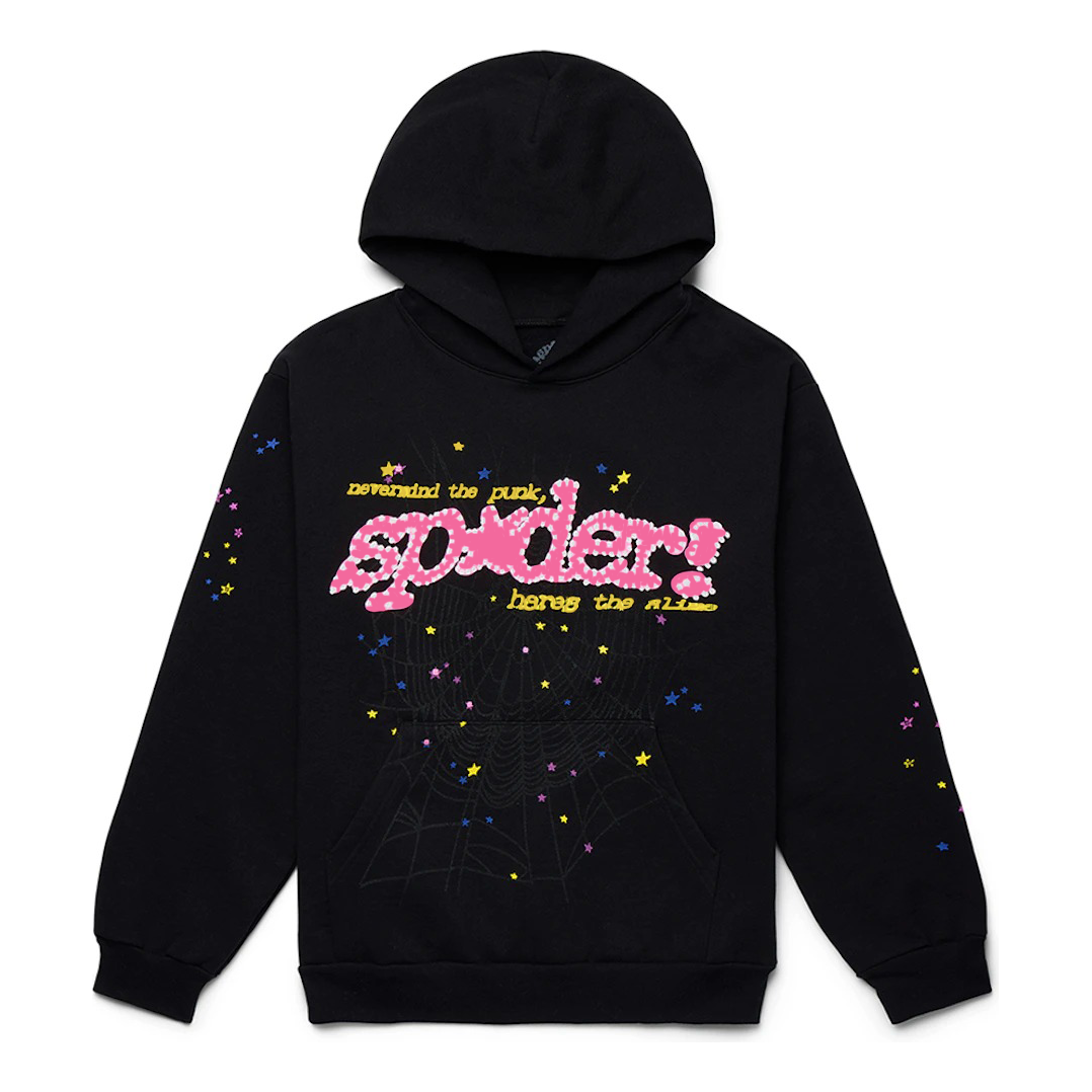 SP5DER P*NK V2 Hoodie 'Black' SP5D0126