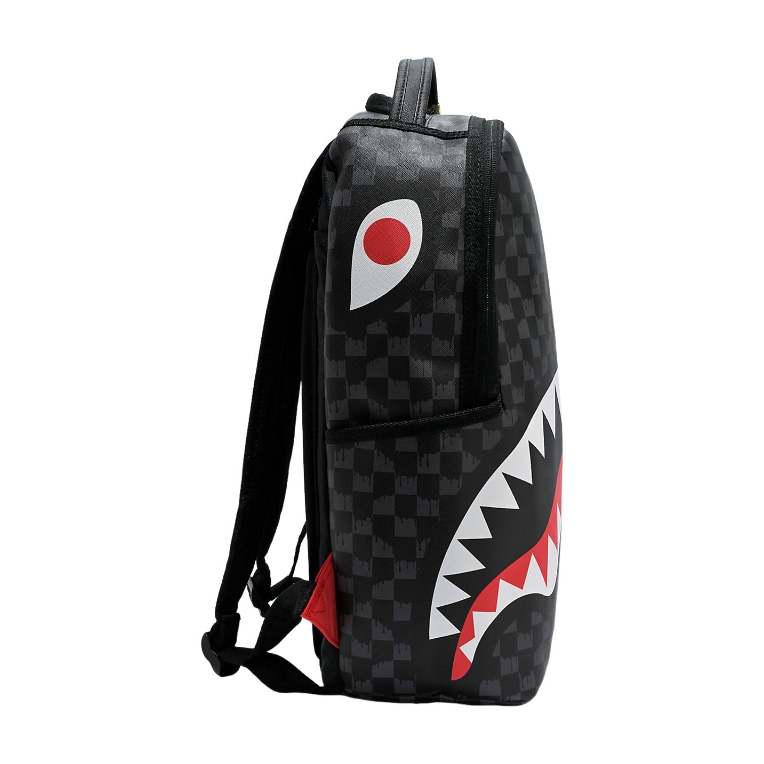 Sprayground Drip Check Shark Backpack 'Black' W1035708