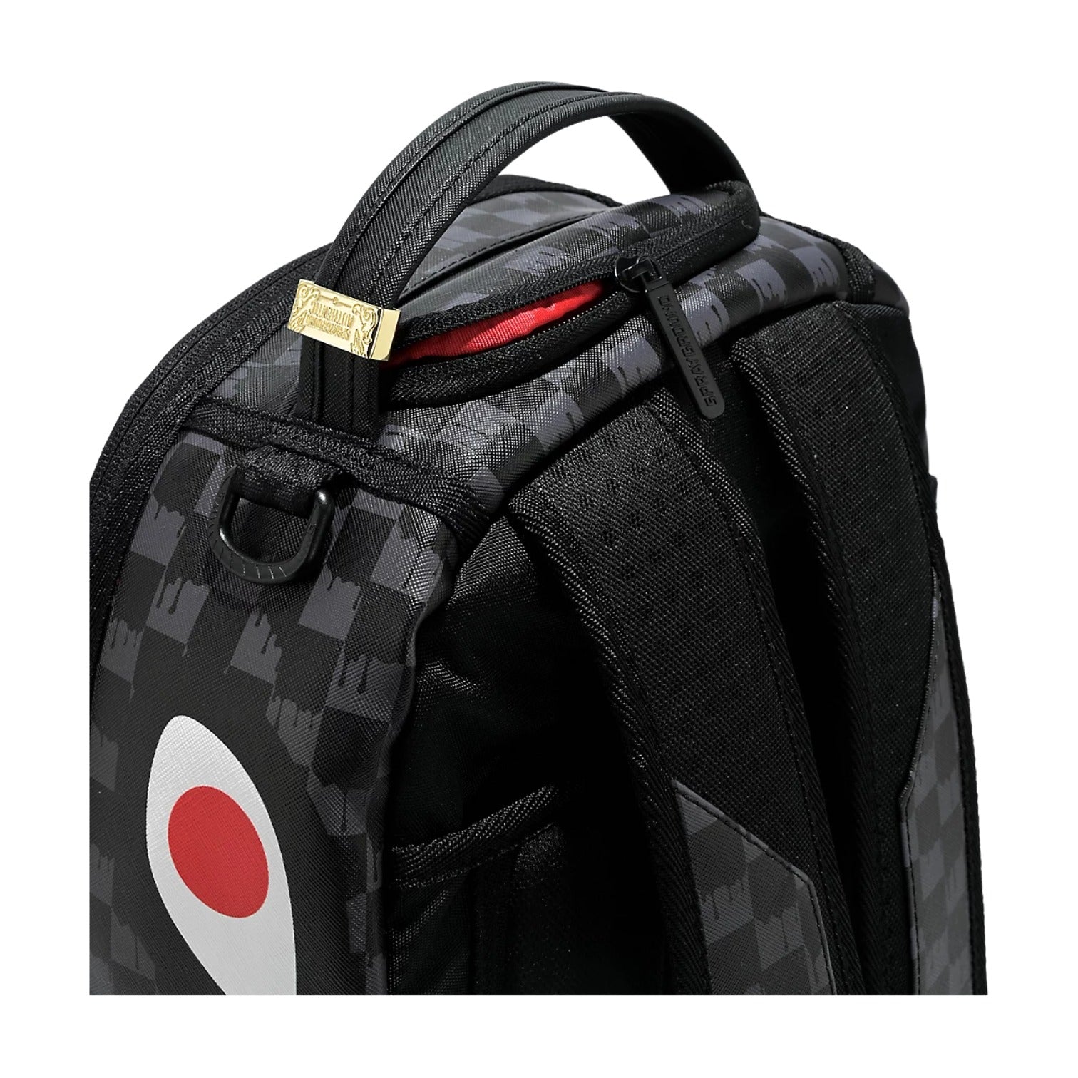 Sprayground Drip Check Shark Backpack 'Black' W1035708