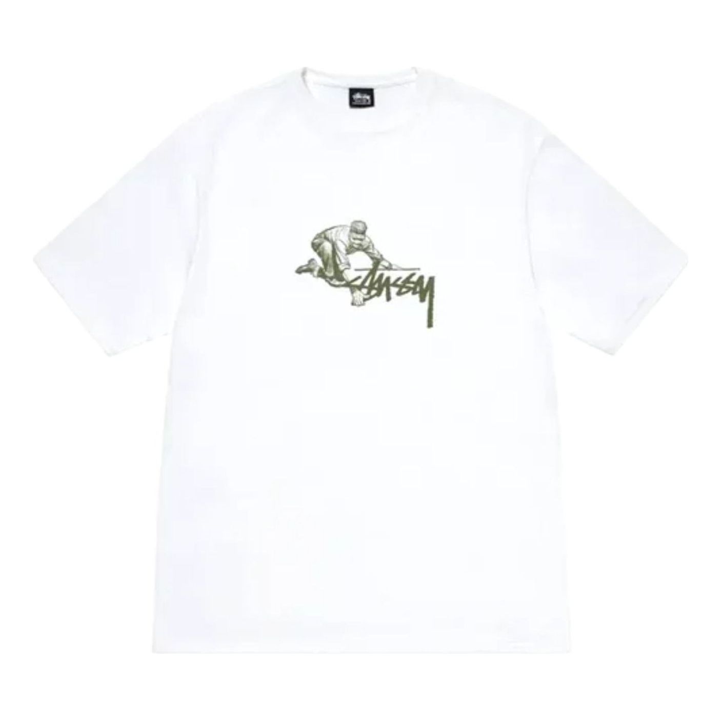 Stussy Worker T-Shirt 'White' 1905093-WHIT