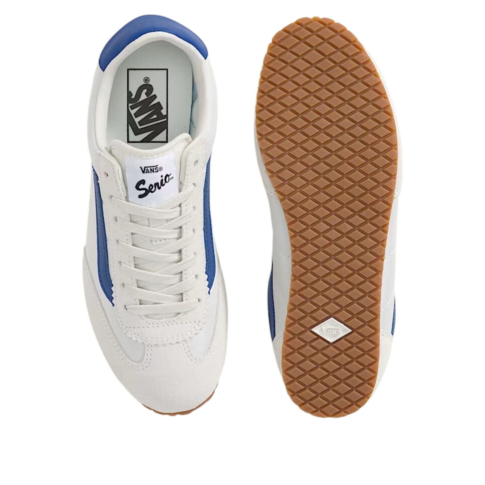 Vans Super Lowpro 'Marshmallow White True Blue' VN000E89C32