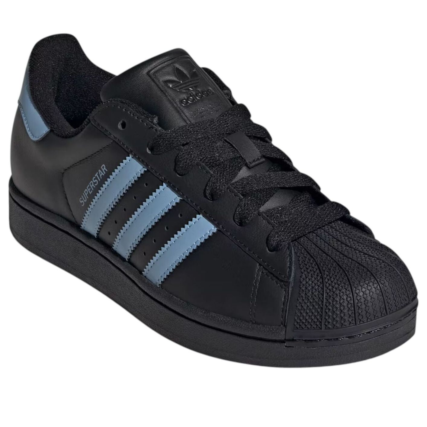 (WMNS) adidas Superstar II 'Core Black Ash Blue' JS1338