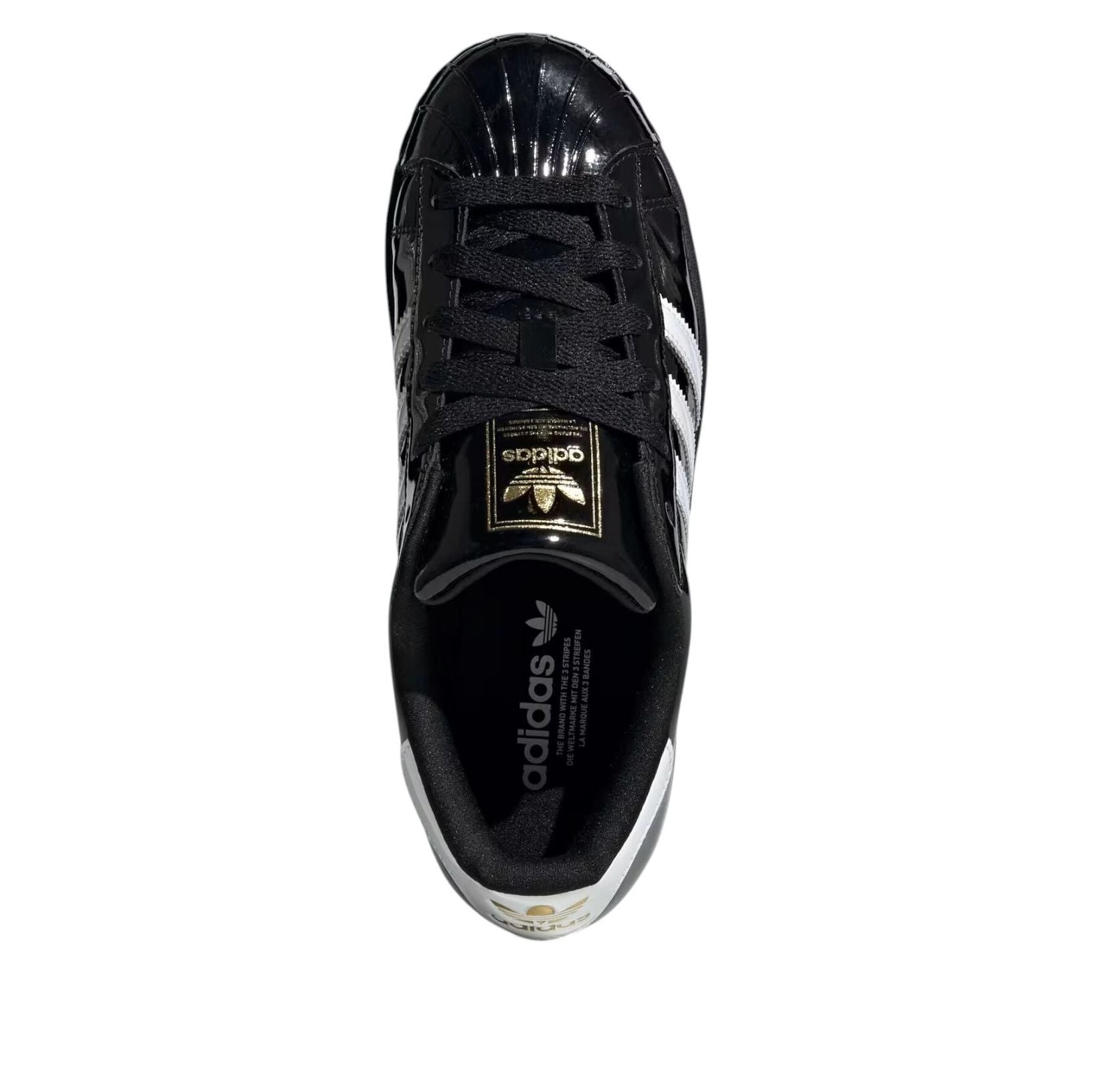 (WMNS) adidas Superstar II 'Core Black Gold Metallic' JS4009