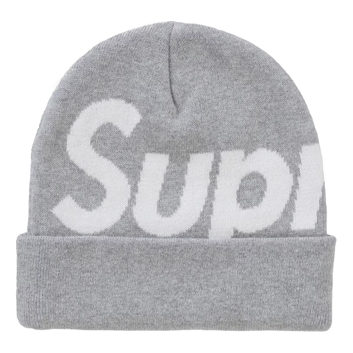 Supreme Big Logo Beanie FW24 'Ash Grey' SUP-FW24-2248-AG