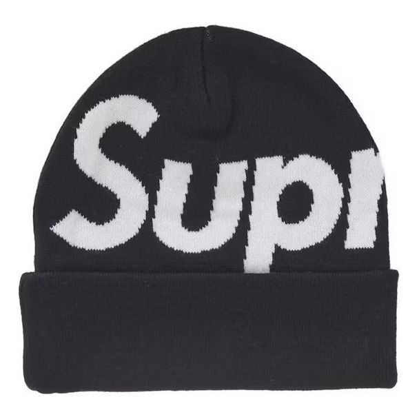 Supreme Big Logo Beanie FW24 'Black' SUP-FW24-2248-BK