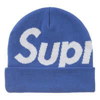 Supreme Big Logo Beanie FW24 'Blue' SUP-FW24-2248-BL