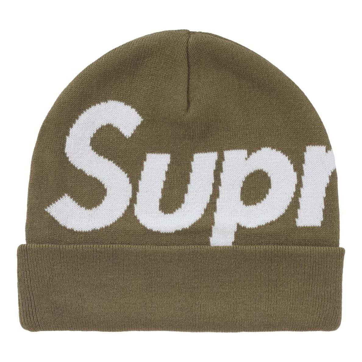 Supreme Big Logo Beanie FW24 'Olive' SUP-FW24-2248-OL