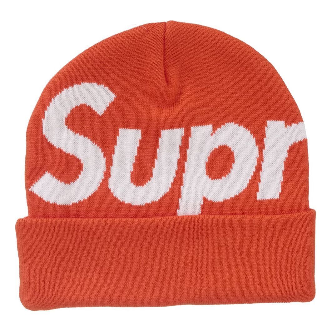 Supreme Big Logo Beanie FW24 'Orange' SUP-FW24-2248-OR