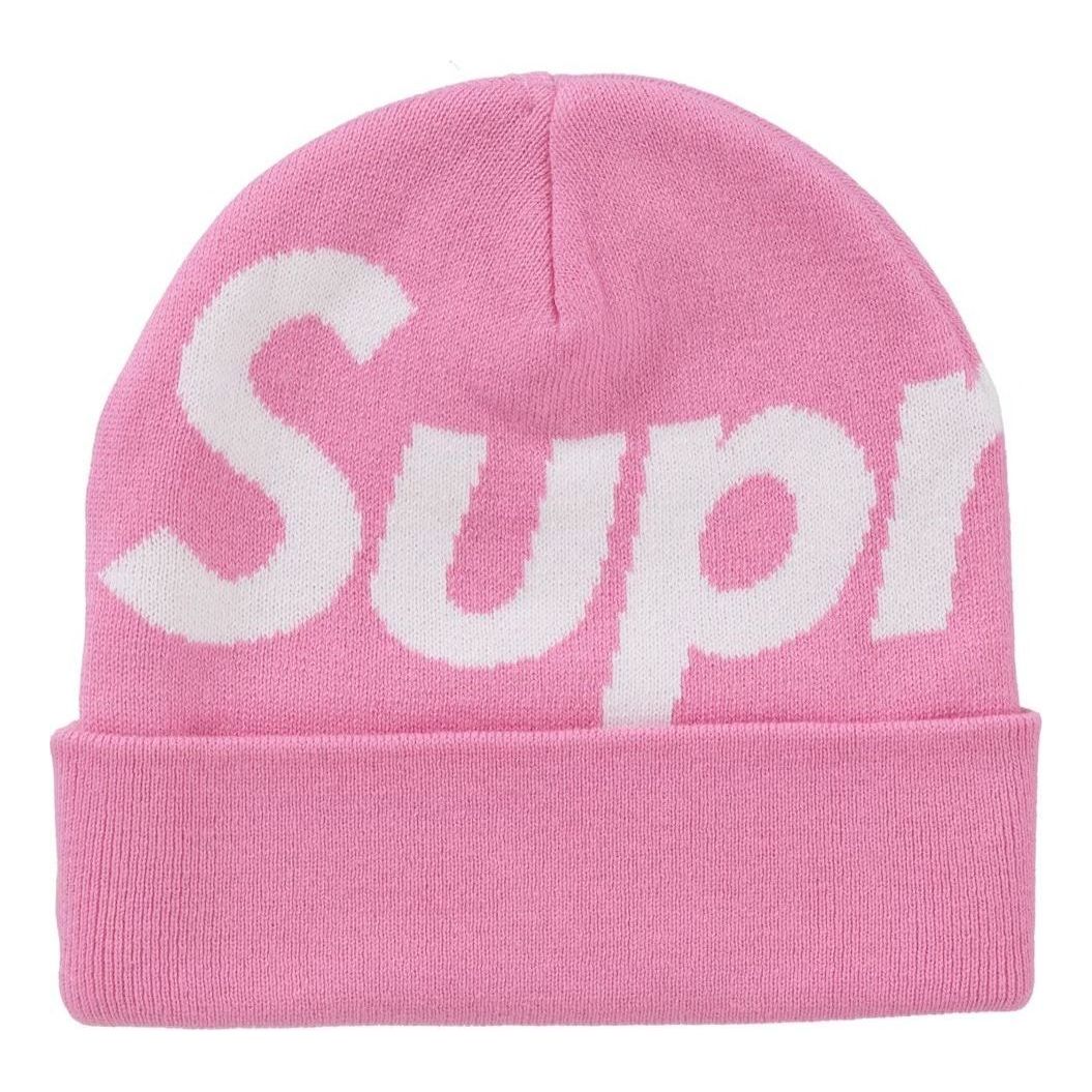 Supreme Big Logo Beanie FW24 'Pink' SUP-FW24-2248-P