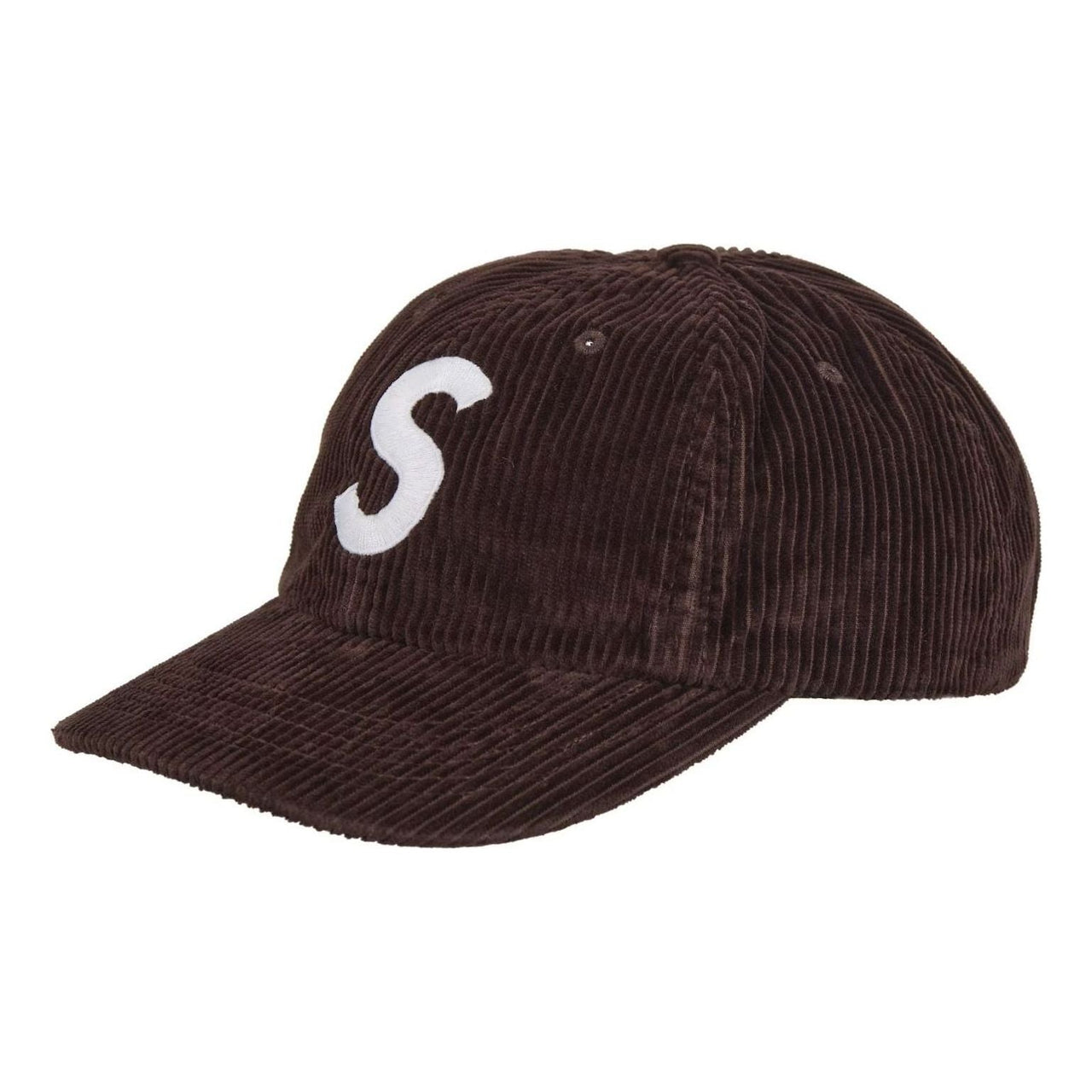 Supreme Corduroy S Logo 6-Panel Hat FW24 'Dark Brown' SUP-FW24-2199-DB