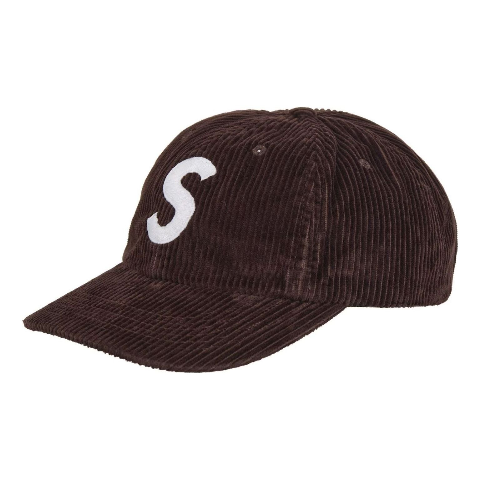 Supreme Corduroy S Logo 6-Panel Hat FW24 'Dark Brown' SUP-FW24-2199-DB
