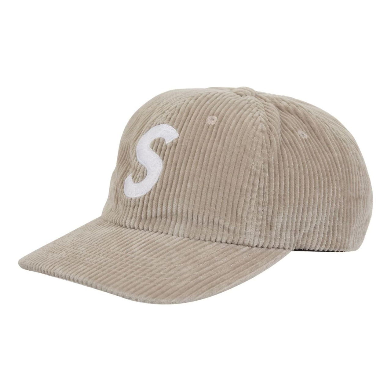 Supreme Corduroy S Logo 6-Panel Hat FW24 'Stone' SUP-FW24-2199-S