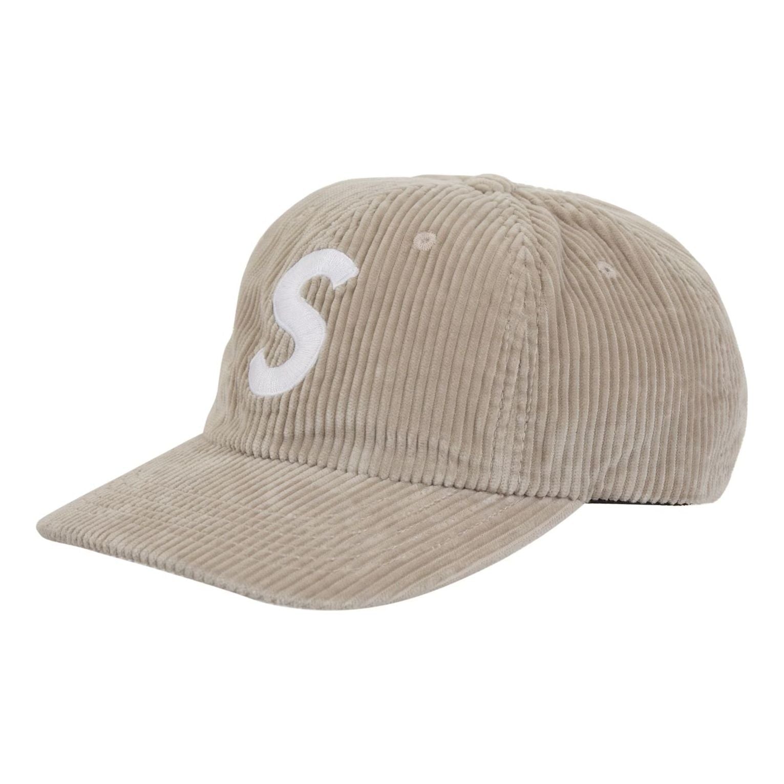 Supreme Corduroy S Logo 6-Panel Hat FW24 'Stone' SUP-FW24-2199-S