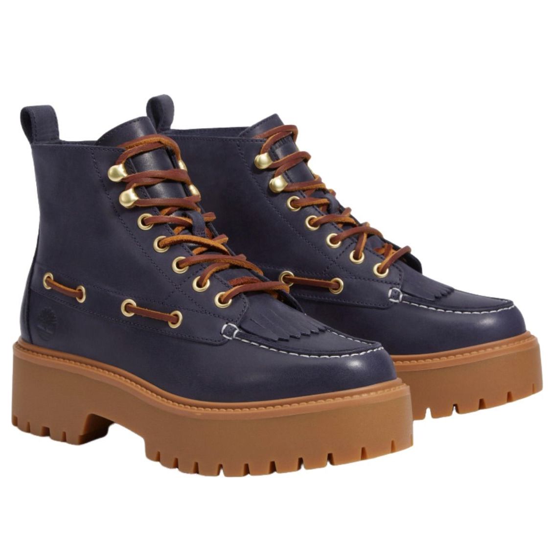 (WMNS) Timberland Stone Street Platform 'Dark Blue Full Grain' TB0A27YZEP11