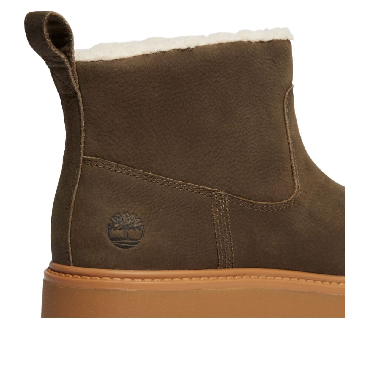 (WMNS) Timberland Stone Street Warm-Lined Platform 'Dark Brown Full Grain' TB0A283GW011
