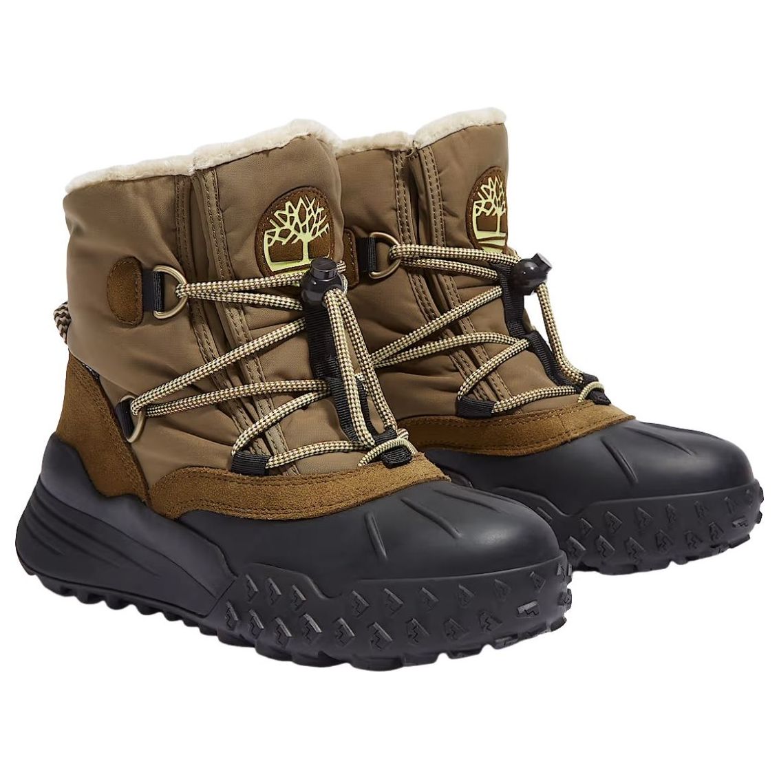 (WMNS) Timberland Moriah Range Mid Warm Lined Waterproof Snow Boot 'Olive Leather' TB0A29KBEIX1