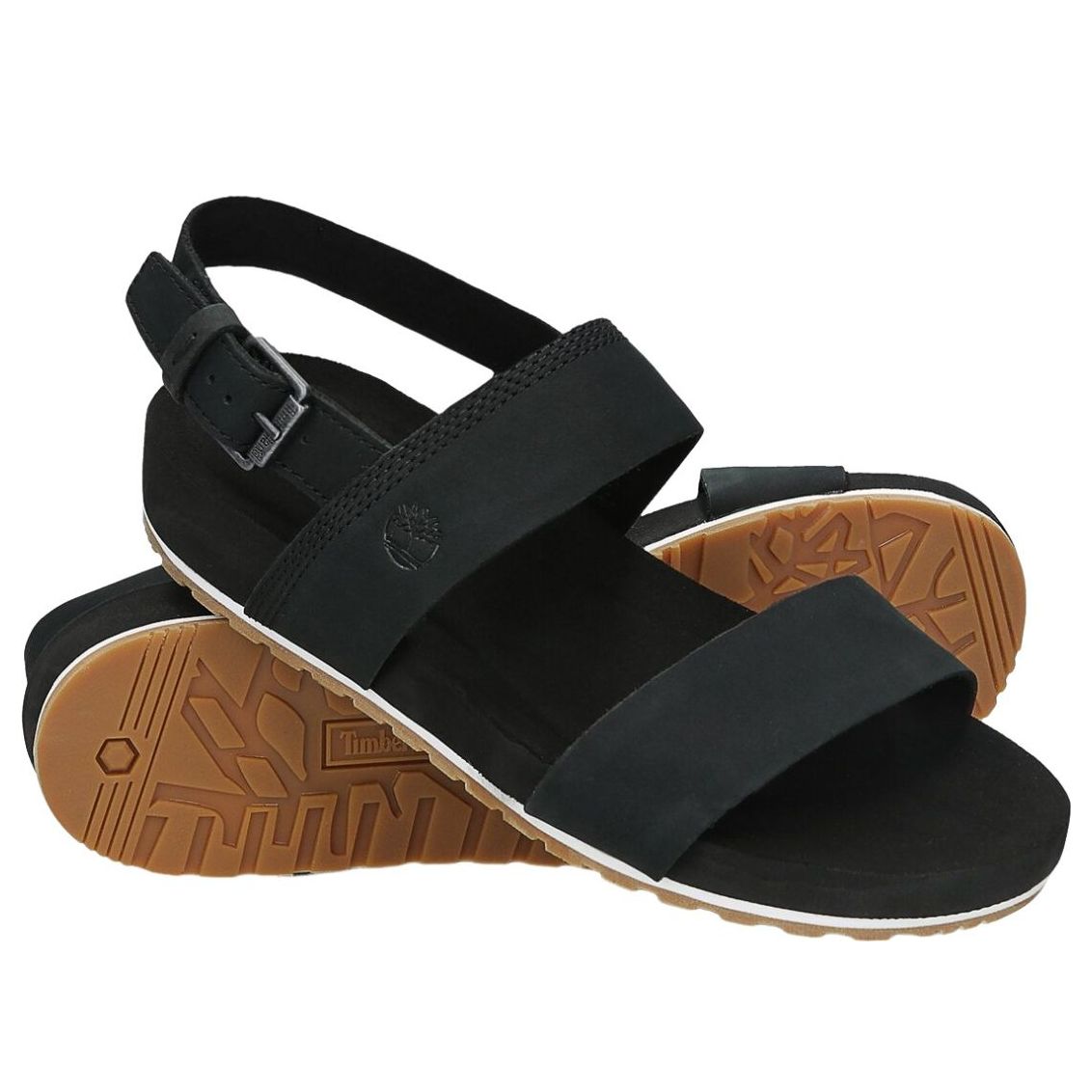 (WMNS) Timberland Malibu Waves 2Band Sandal 'Black' TB0A2AT90011