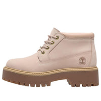 (WMNS) Timberland Stone Street Mid Lace-Up Waterproof 'Light Beige' TB0A2HA9EN71
