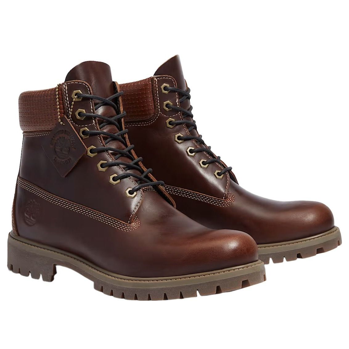 Timberland Premium 6 Inch Waterproof 'Brown Full Grain Black' TB0A2P6WEIU1